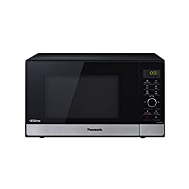 Panasonic NN-GD38HSSUG Horno microondas, 1000 W, 23 litros, Negro y Acero