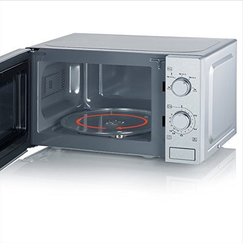 SEVERIN-Microondas-Incl-Plato-Giratorio--245cm-700W-MW-7895-Acero-InoxidableNegro